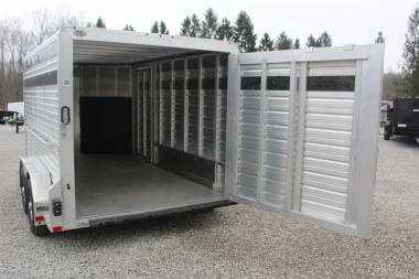 New 2025 Frontier Trailers 7' x 14' Livestock Trailer - 9990# GVW