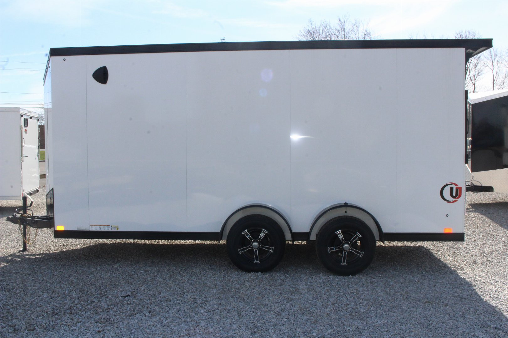New 2025 United UJ 7' x 16' Enclosed Cargo Trailer - 7000# GVW - RAMP DOOR - 7' INTERIOR HEIGHT