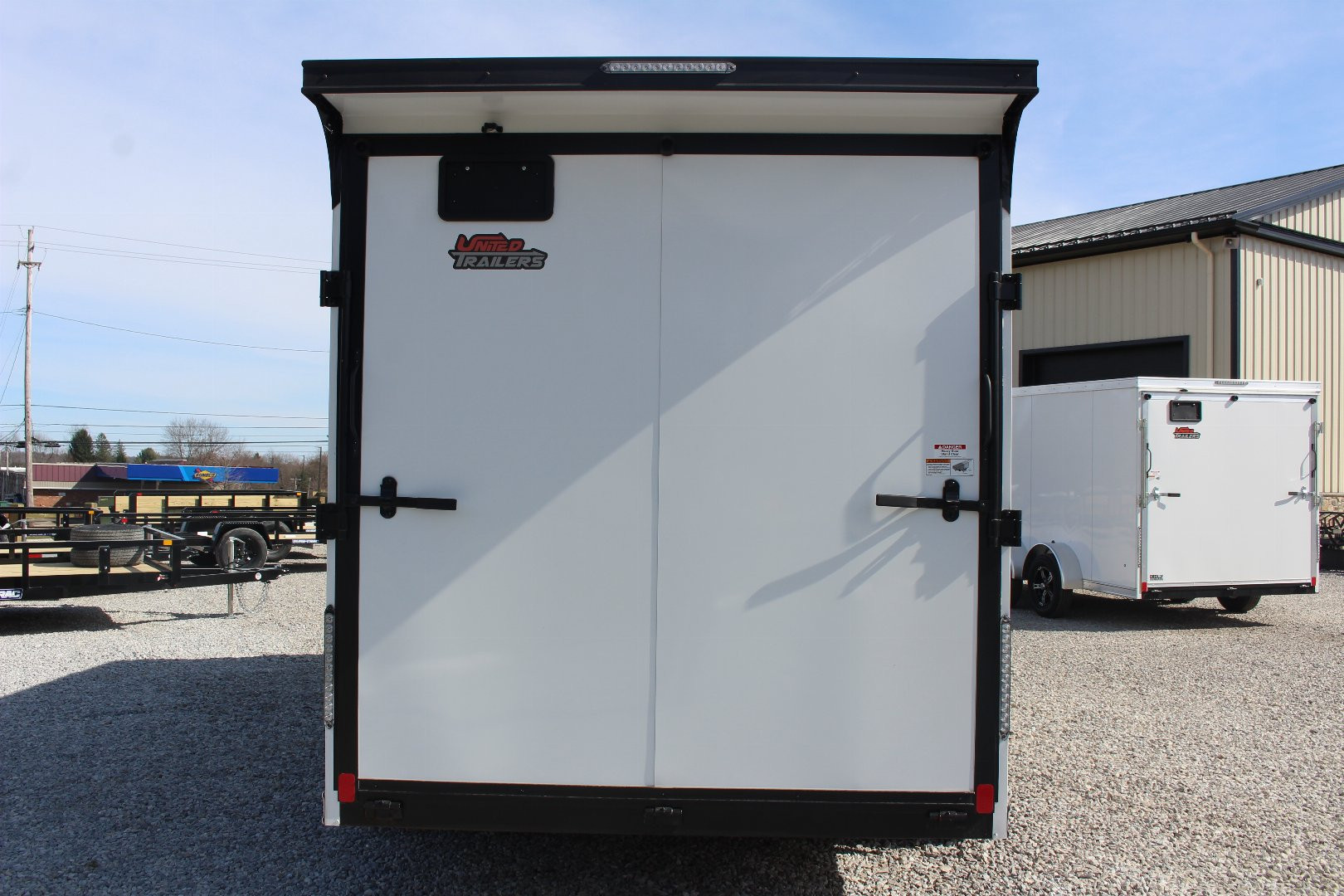 New 2025 United UJ 7' x 16' Enclosed Cargo Trailer - 7000# GVW - RAMP DOOR - 7' INTERIOR HEIGHT