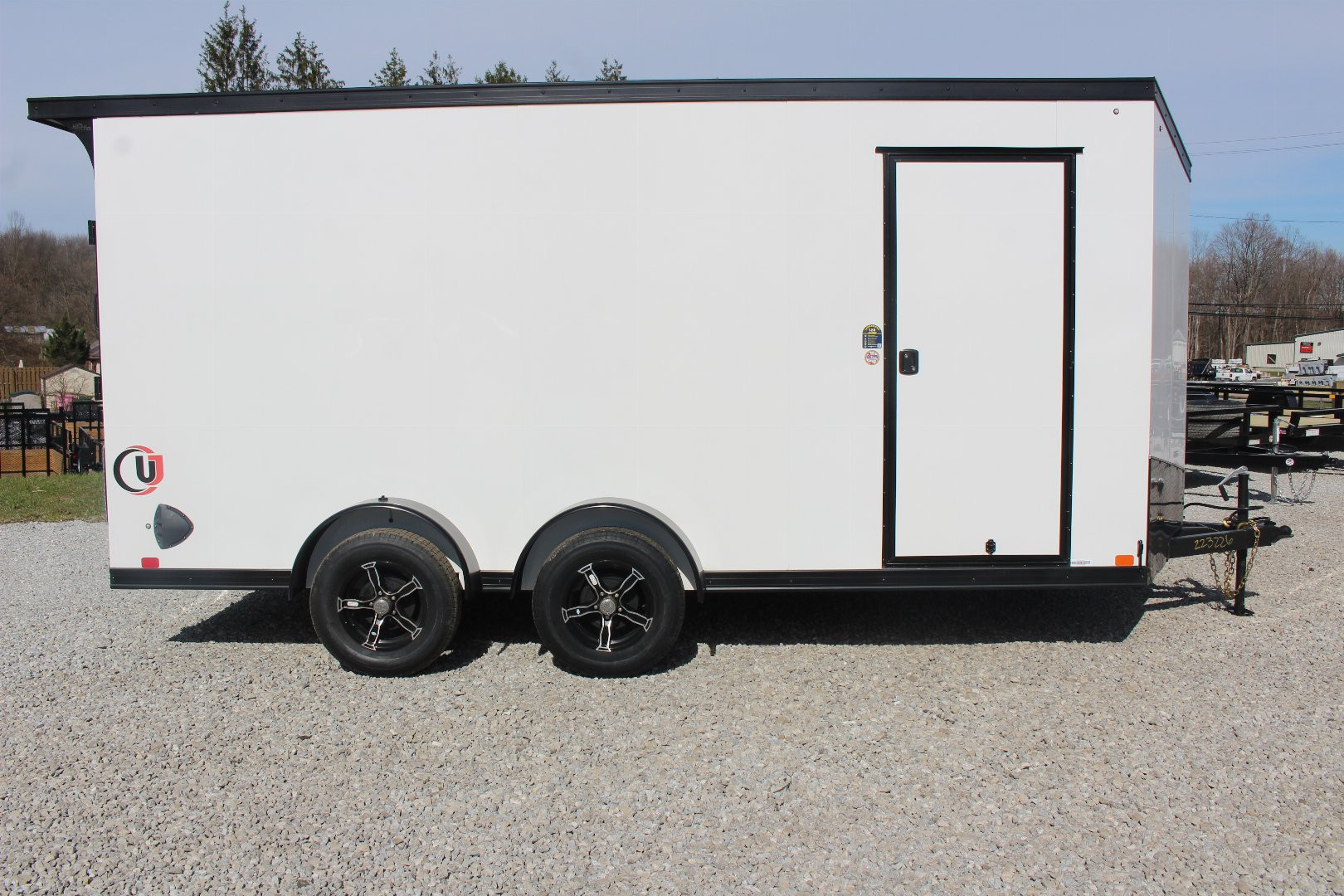New 2025 United UJ 7' x 16' Enclosed Cargo Trailer - 7000# GVW - RAMP DOOR - 7' INTERIOR HEIGHT