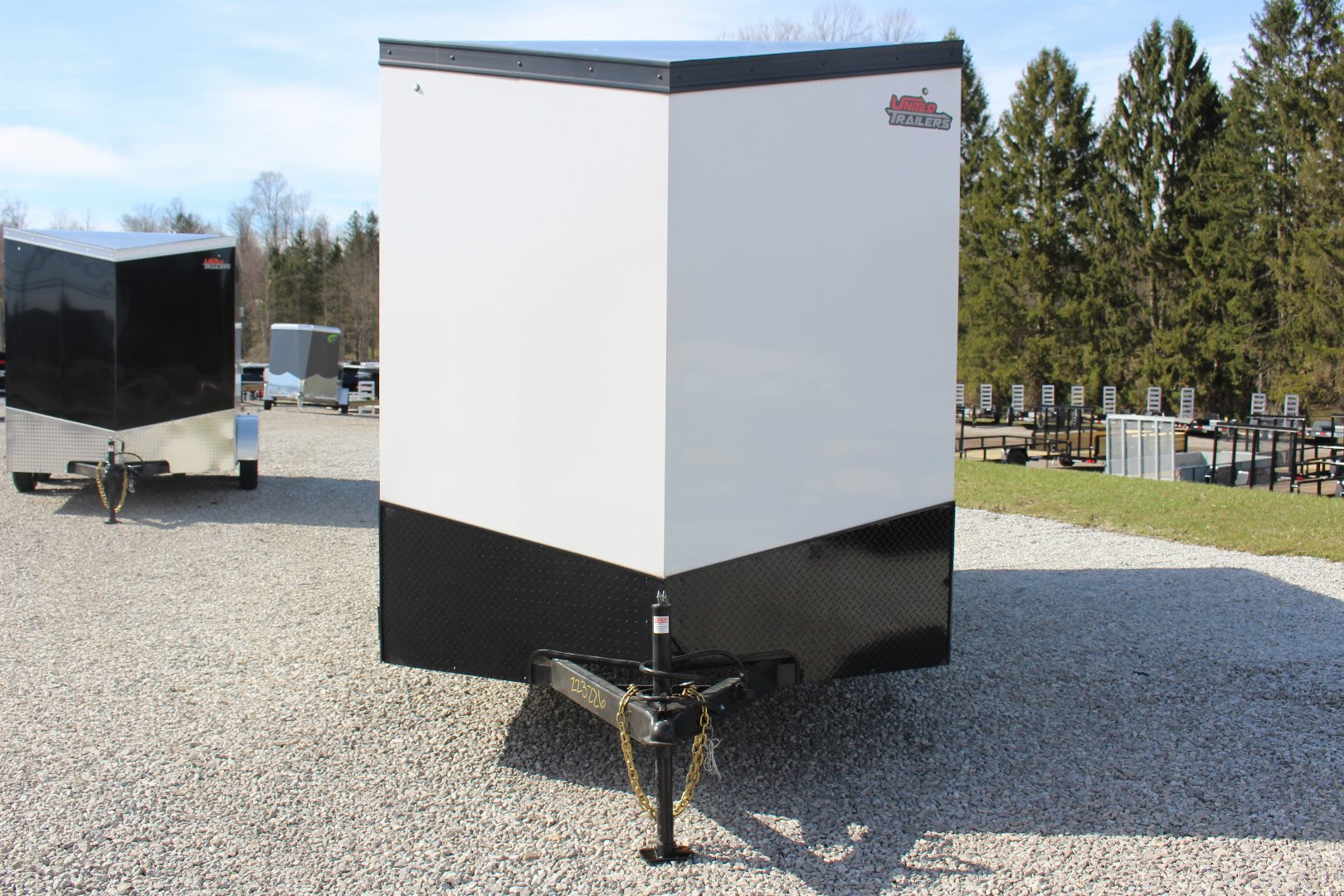 New 2025 United UJ 7' x 16' Enclosed Cargo Trailer - 7000# GVW - RAMP DOOR - 7' INTERIOR HEIGHT