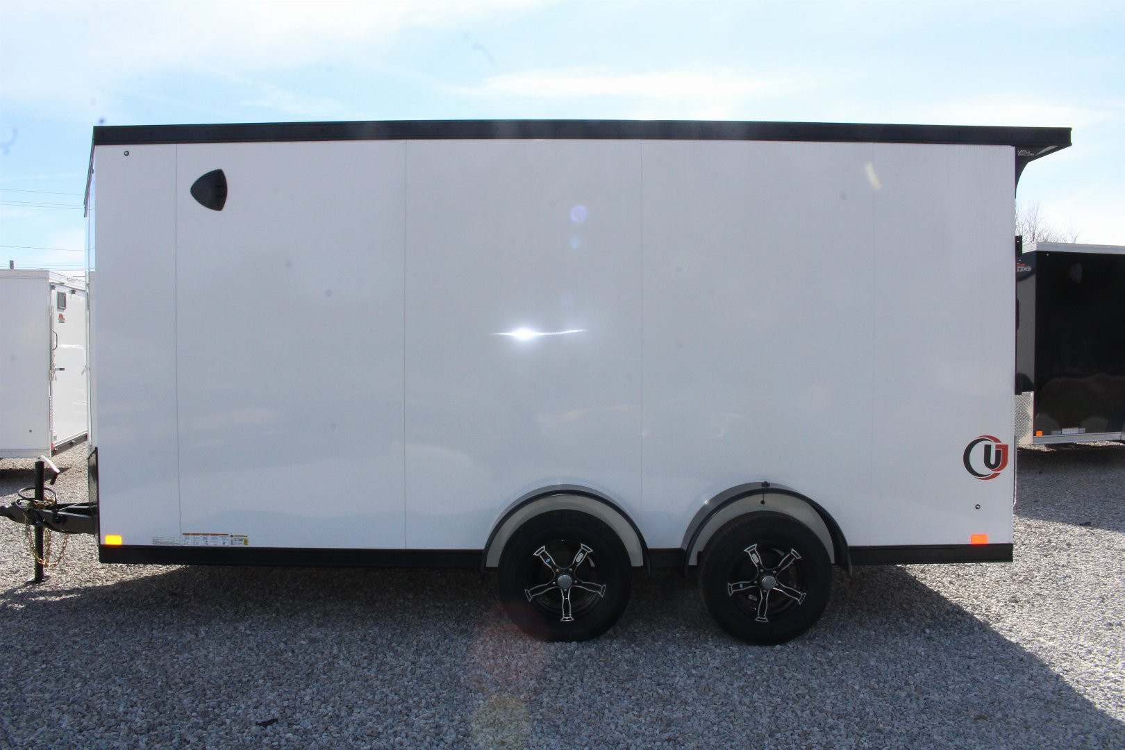 New 2025 United UJ 7' x 16' Enclosed Cargo Trailer - 7000# GVW - RAMP DOOR - 7' INTERIOR HEIGHT