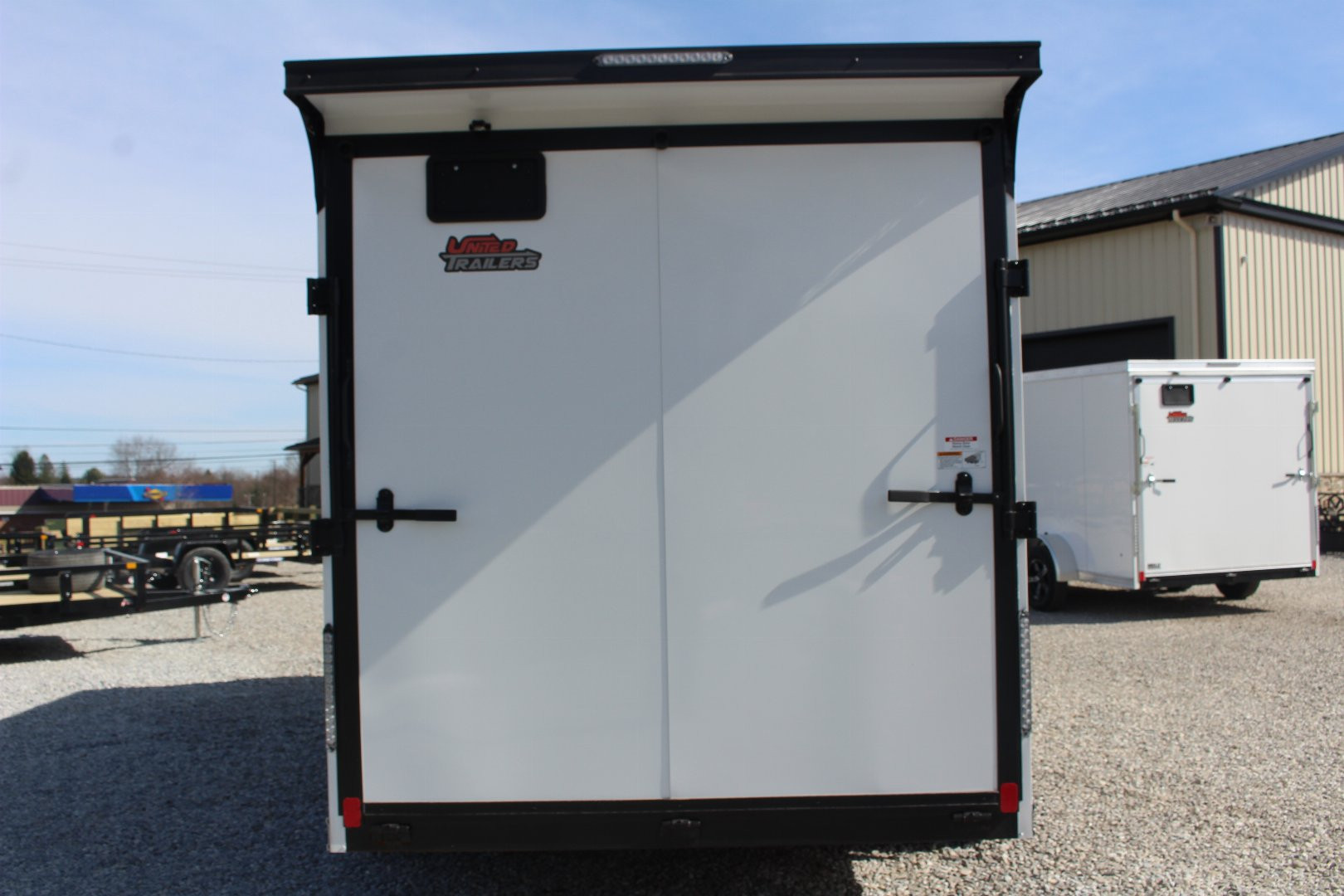 New 2025 United UJ 7' x 16' Enclosed Cargo Trailer - 7000# GVW - RAMP DOOR - 7' INTERIOR HEIGHT