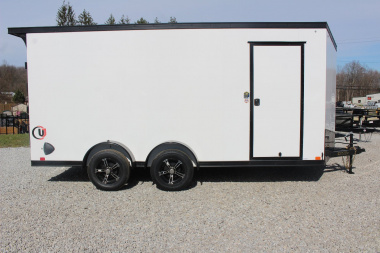 New 2025 United UJ 7' x 16' Enclosed Cargo Trailer - 7000# GVW - RAMP DOOR - 7' INTERIOR HEIGHT