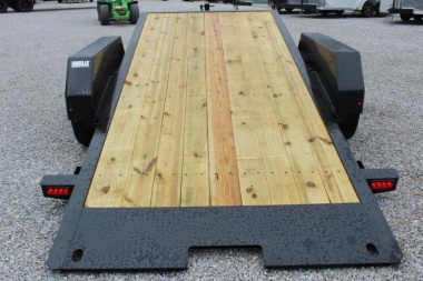 New 2025 Moritz 7' x 16' + 4' Low Pro - Gravity Tilt - Tilt Trailer - 16000# GVW