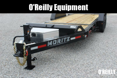 New 2025 Moritz 7' x 16' + 4' Low Pro - Gravity Tilt - Tilt Trailer - 16000# GVW