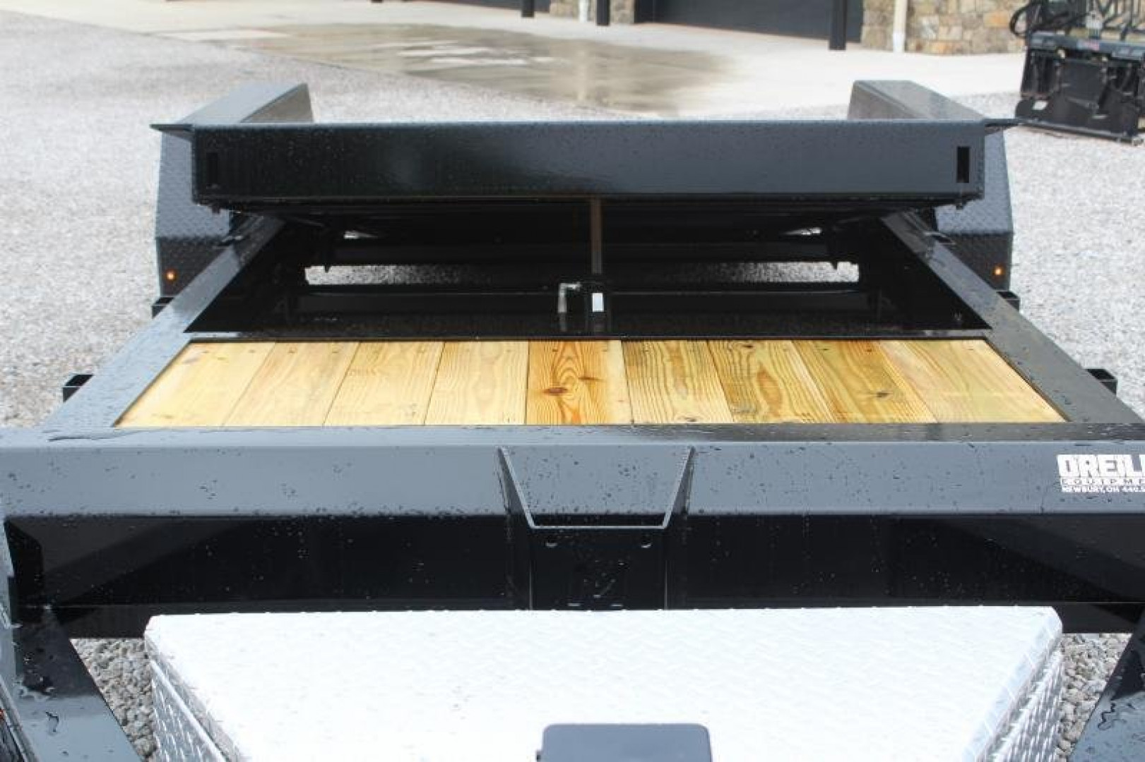 New 2025 Moritz 7' x 16' + 4' Low Pro - Gravity Tilt - Equipment Trailer - 16000# GVW