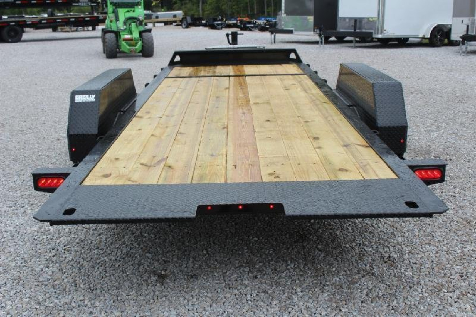 New 2025 Moritz 7' x 16' + 4' Low Pro - Gravity Tilt - Equipment Trailer - 16000# GVW