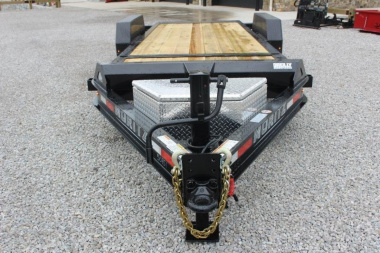 New 2025 Moritz 7' x 16' + 4' Low Pro - Gravity Tilt - Equipment Trailer - 16000# GVW