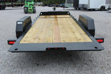 New 2025 Moritz 7' x 16' + 4' Low Pro - Gravity Tilt - Equipment Trailer - 16000# GVW