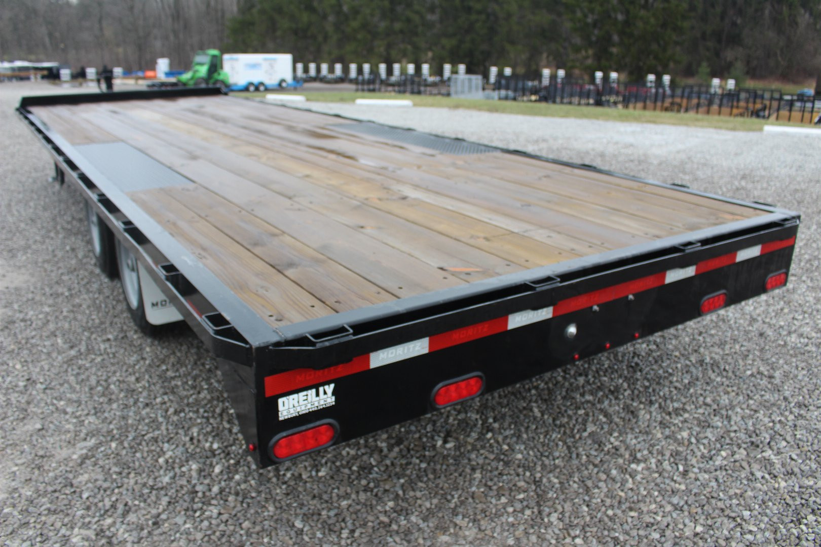 Used 2023 Moritz 8.5' x 24' Deckover Flatbed Trailer - 16000# GVW (No Ramps)
