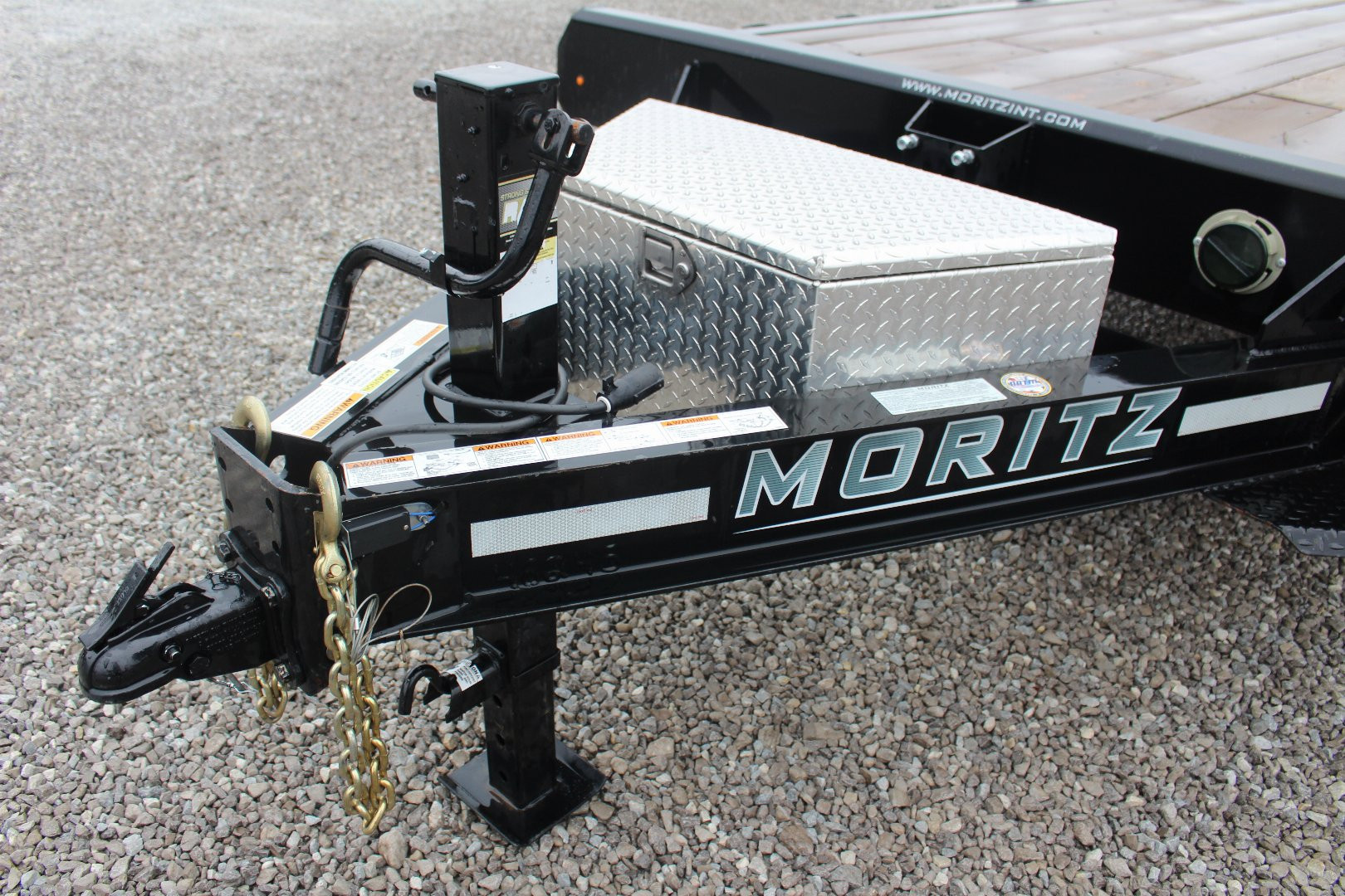 Used 2023 Moritz 8.5' x 24' Deckover Flatbed Trailer - 16000# GVW (No Ramps)