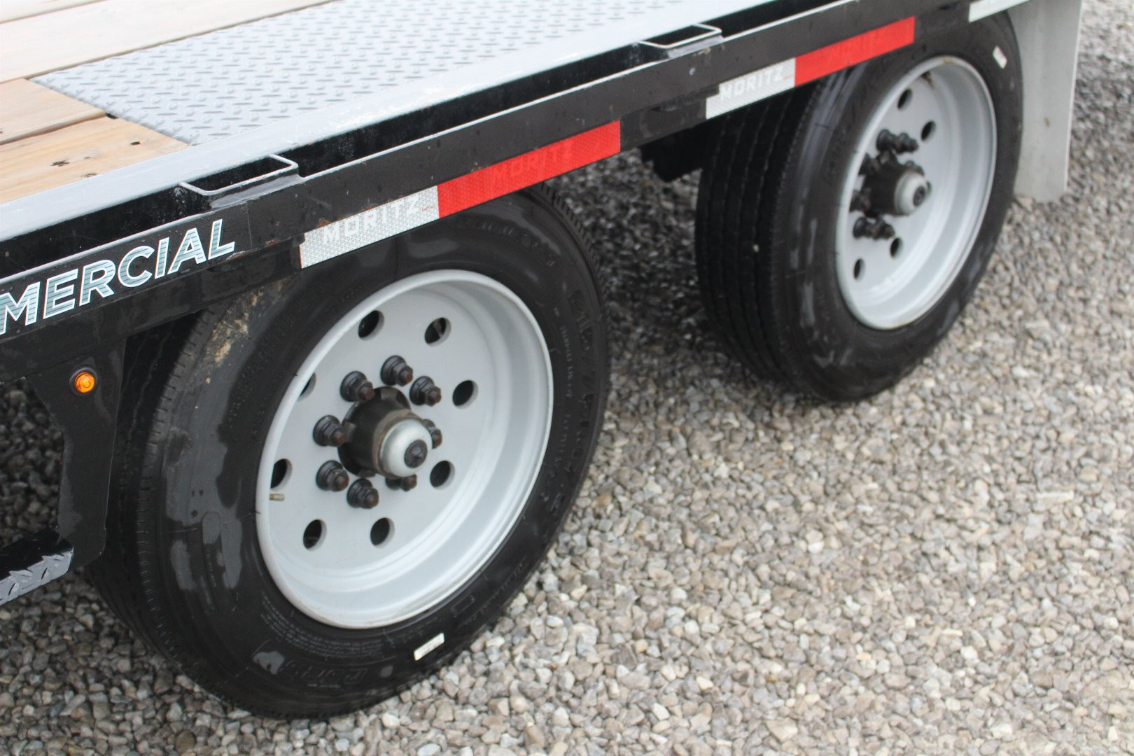 Used 2023 Moritz 8.5' x 24' Deckover Flatbed Trailer - 16000# GVW (No Ramps)