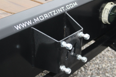 Used 2023 Moritz 8.5' x 24' Deckover Flatbed Trailer - 16000# GVW (No Ramps)