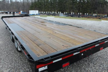 Used 2023 Moritz 8.5' x 24' Deckover Flatbed Trailer - 16000# GVW (No Ramps)