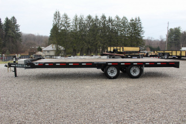 Used 2023 Moritz 8.5' x 24' Deckover Flatbed Trailer - 16000# GVW (No Ramps)