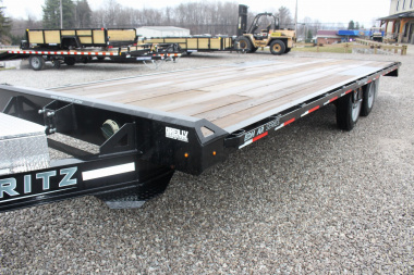 Used 2023 Moritz 8.5' x 24' Deckover Flatbed Trailer - 16000# GVW (No Ramps)