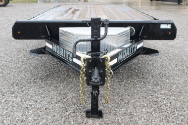 Used 2023 Moritz 8.5' x 24' Deckover Flatbed Trailer - 16000# GVW (No Ramps)