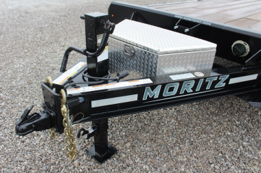 Used 2023 Moritz 8.5' x 24' Deckover Flatbed Trailer - 16000# GVW (No Ramps)