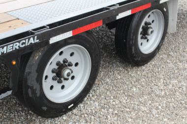 Used 2023 Moritz 8.5' x 24' Deckover Flatbed Trailer - 16000# GVW (No Ramps)