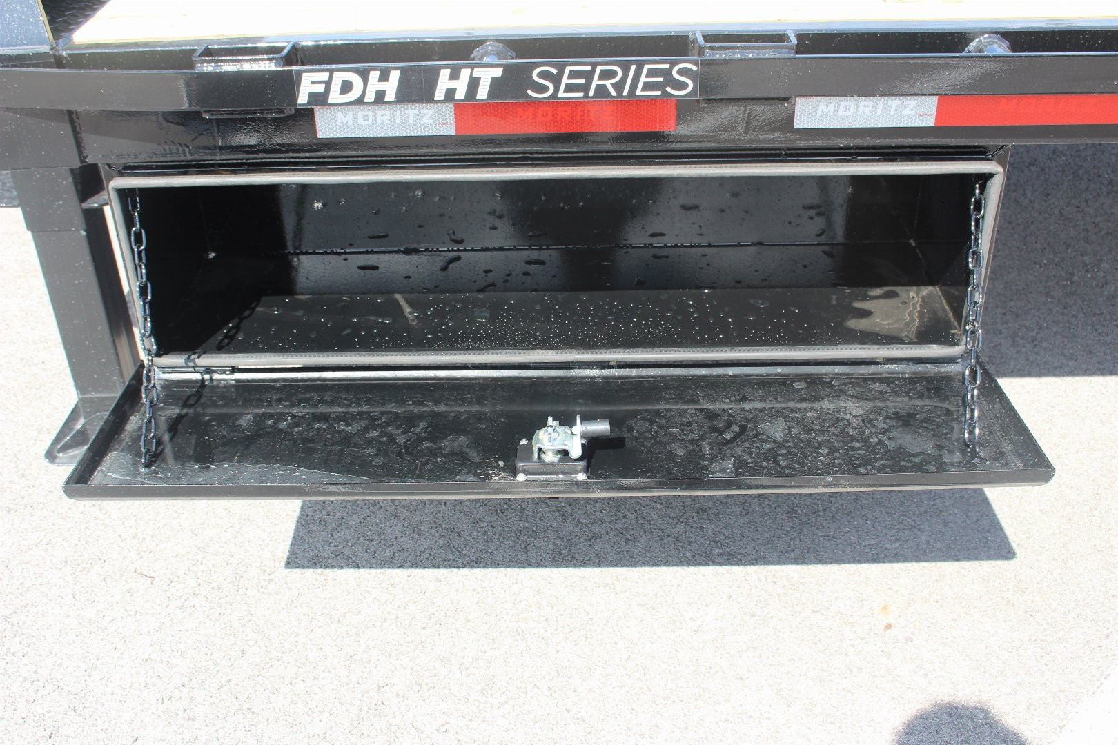 New 2025 Moritz FDGH Hydraulic Tail 40' GOOSENECK Deckover Flatbed Trailer- 25900# GVW