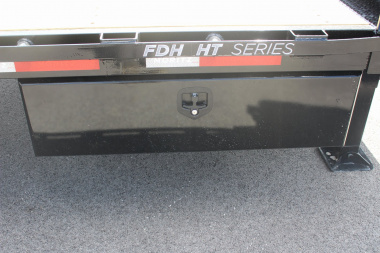 New 2025 Moritz FDGH Hydraulic Tail 40' GOOSENECK Deckover Flatbed Trailer- 25900# GVW