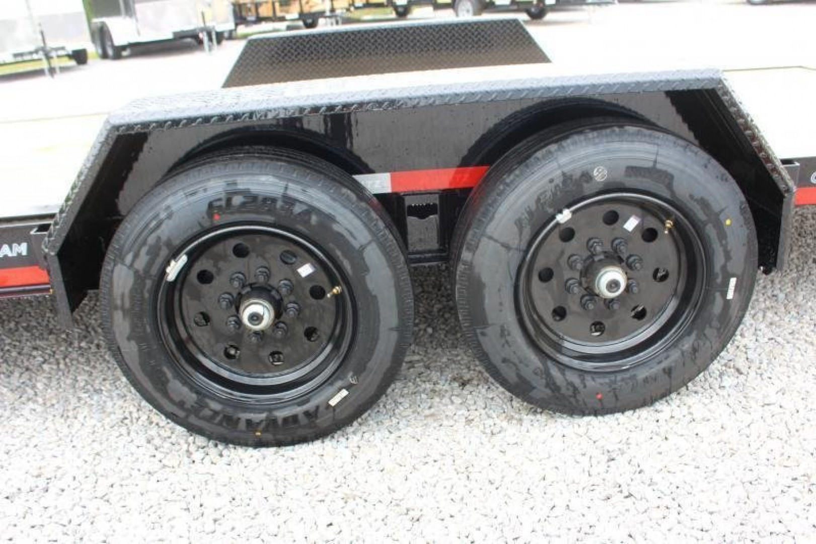 New 2025 Moritz 7' x 16' + 4' Low Pro - Gravity Tilt - Equipment Trailer - 16000# GVW