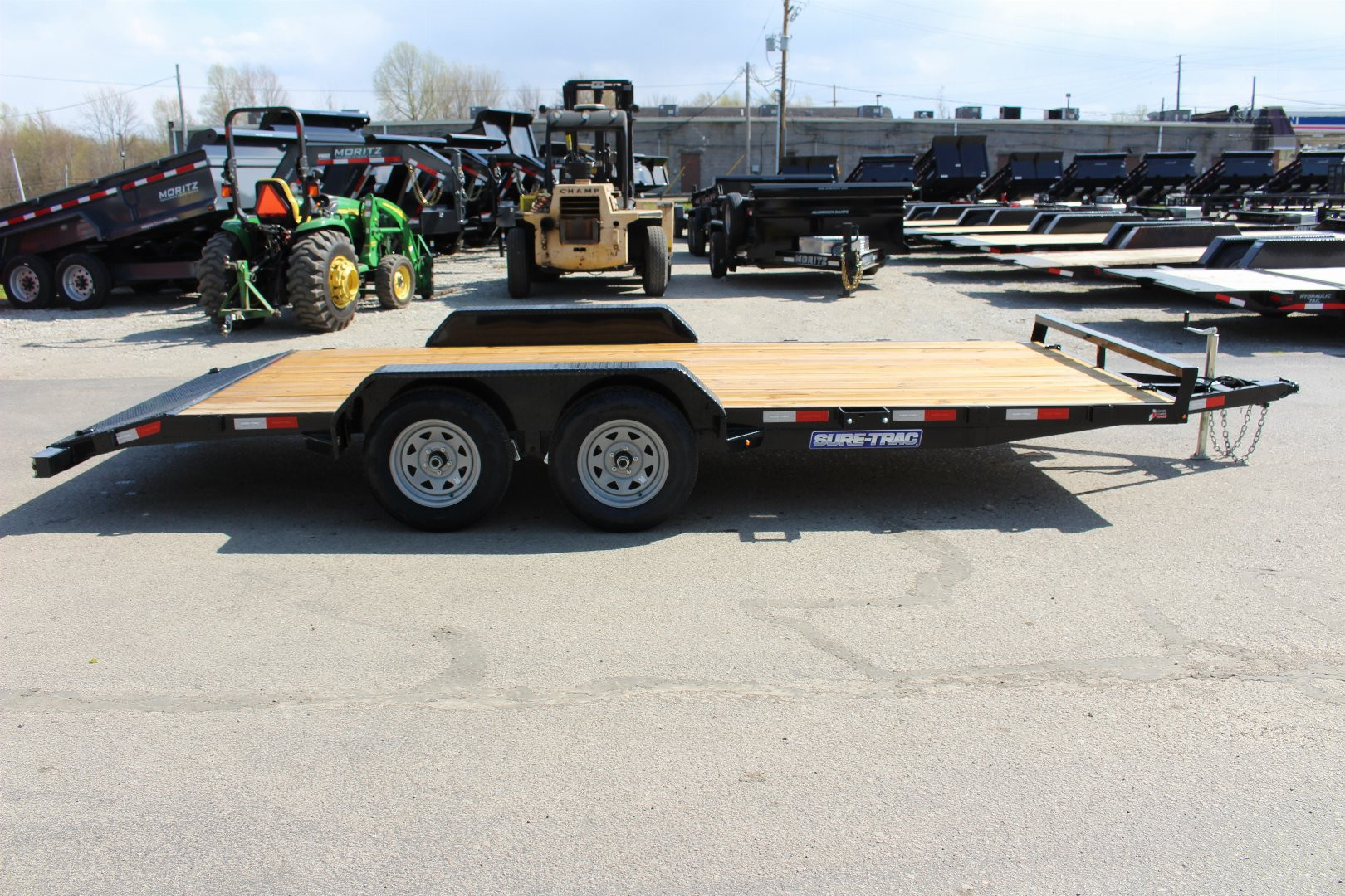 New 2025 Sure-Trac 7' x 18' Car Hauler - 7000# GVW