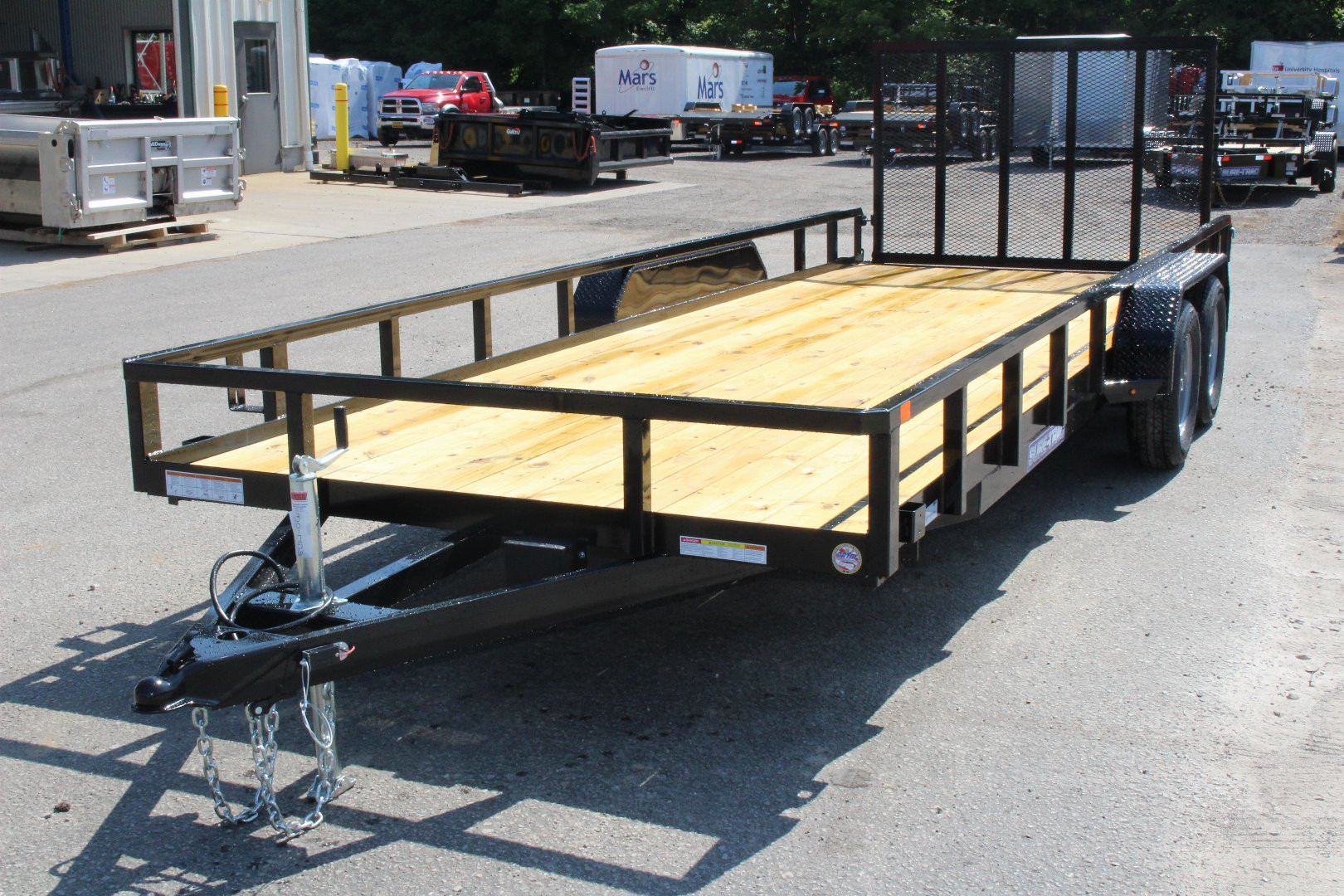 New 2025 Sure-Trac 7' x 20' Tandem Axle Tube Top Utility Trailer - 7000# GVW