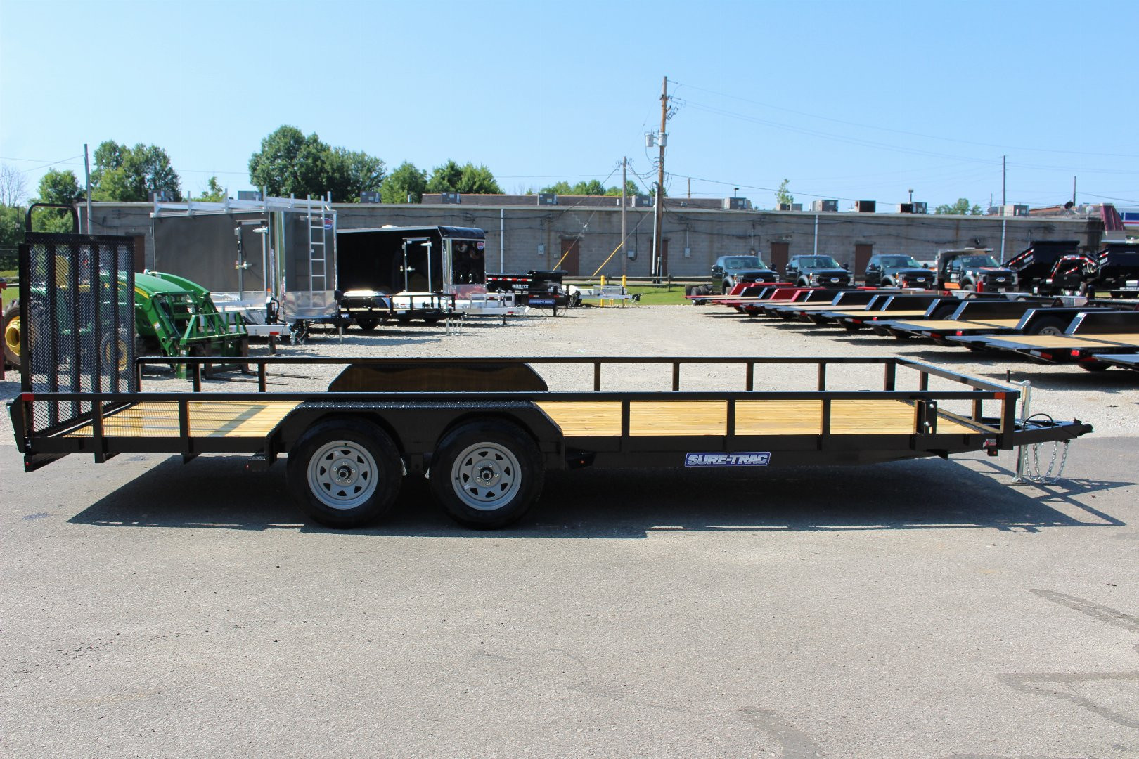 New 2025 Sure-Trac 7' x 20' Tandem Axle Tube Top Utility Trailer - 7000# GVW