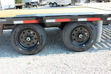 New 2024 Moritz 8' 6" x 18' + 4' Deckover Flatbed w/ Beavertail - Aluminum Ramps - 16,000# GVW