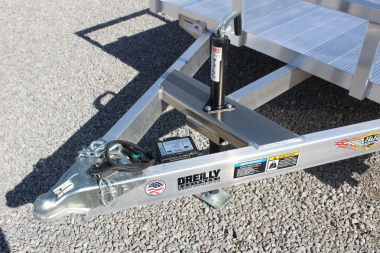 New 2025 H & H 6' 10" x 14' Aluminum Utility Trailer - BiFold Ramp - 7000# GVW