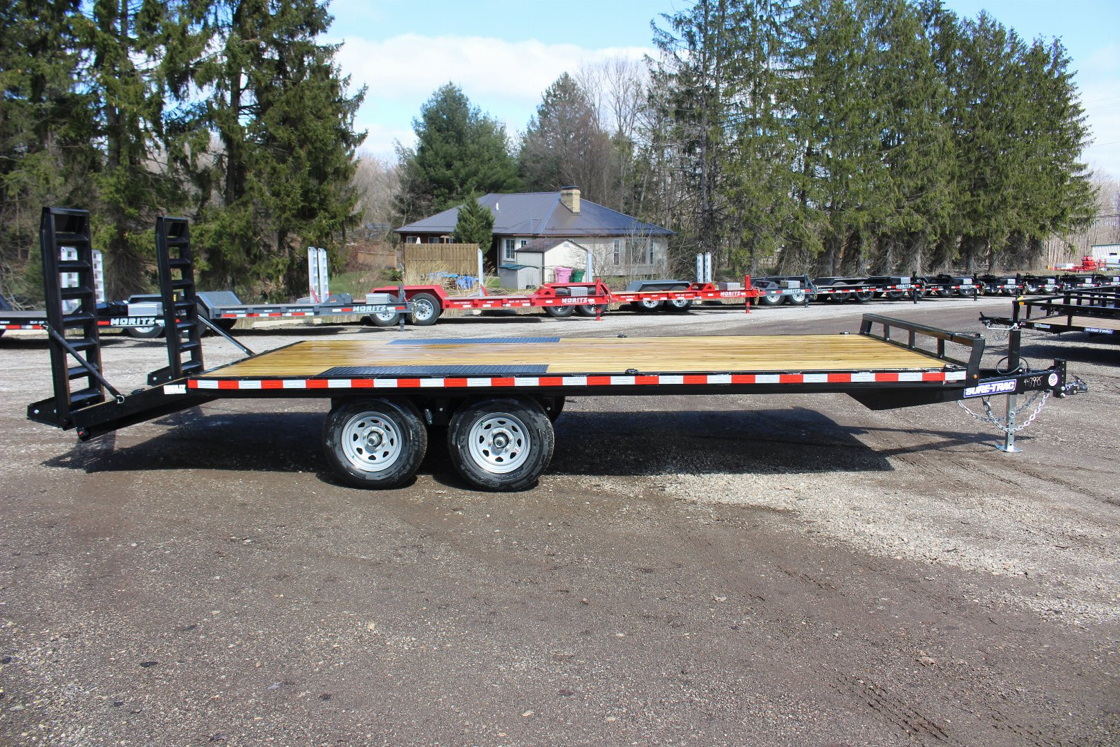 New 2025 Sure-Trac 8'6" x 17'+3' Deckover Trailer - 9900# GVW