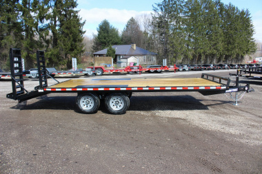 New 2025 Sure-Trac 8'6" x 17'+3' Deckover Trailer - 9900# GVW