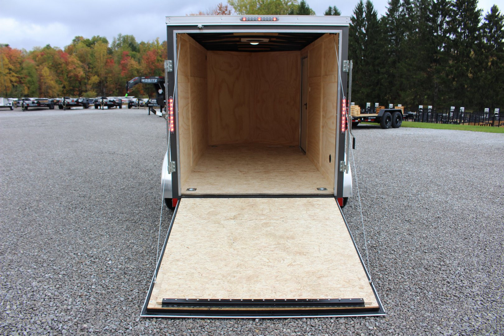 New 2025 Darkhorse Cargo DHW 6' x 12' Enclosed Trailer - REAR RAMP DOOR- 6' Interior Height - 7000# GVW