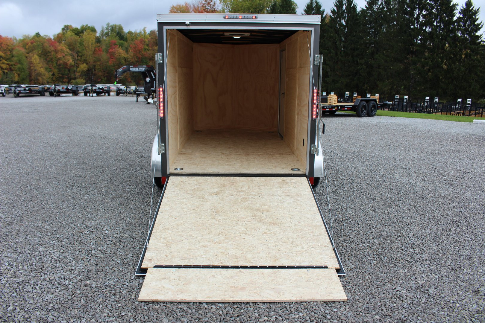 New 2025 Darkhorse Cargo DHW 6' x 12' Enclosed Trailer - REAR RAMP DOOR- 6' Interior Height - 7000# GVW