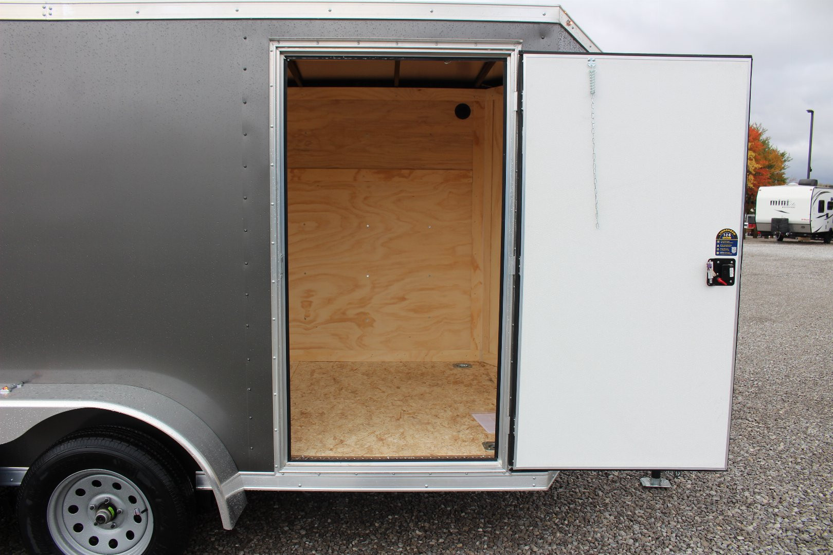 New 2025 Darkhorse Cargo DHW 6' x 12' Enclosed Trailer - REAR RAMP DOOR- 6' Interior Height - 7000# GVW
