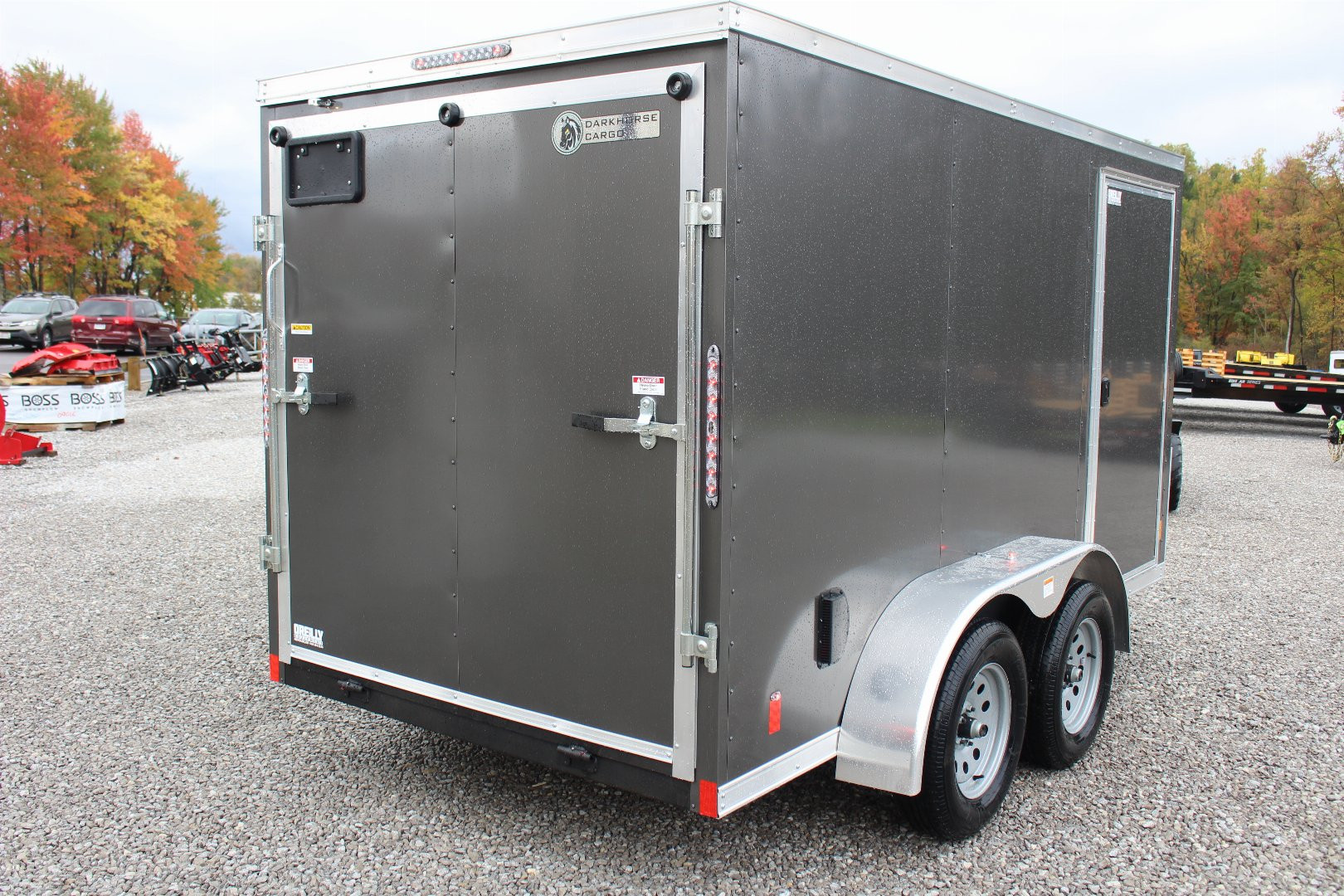 New 2025 Darkhorse Cargo DHW 6' x 12' Enclosed Trailer - REAR RAMP DOOR- 6' Interior Height - 7000# GVW