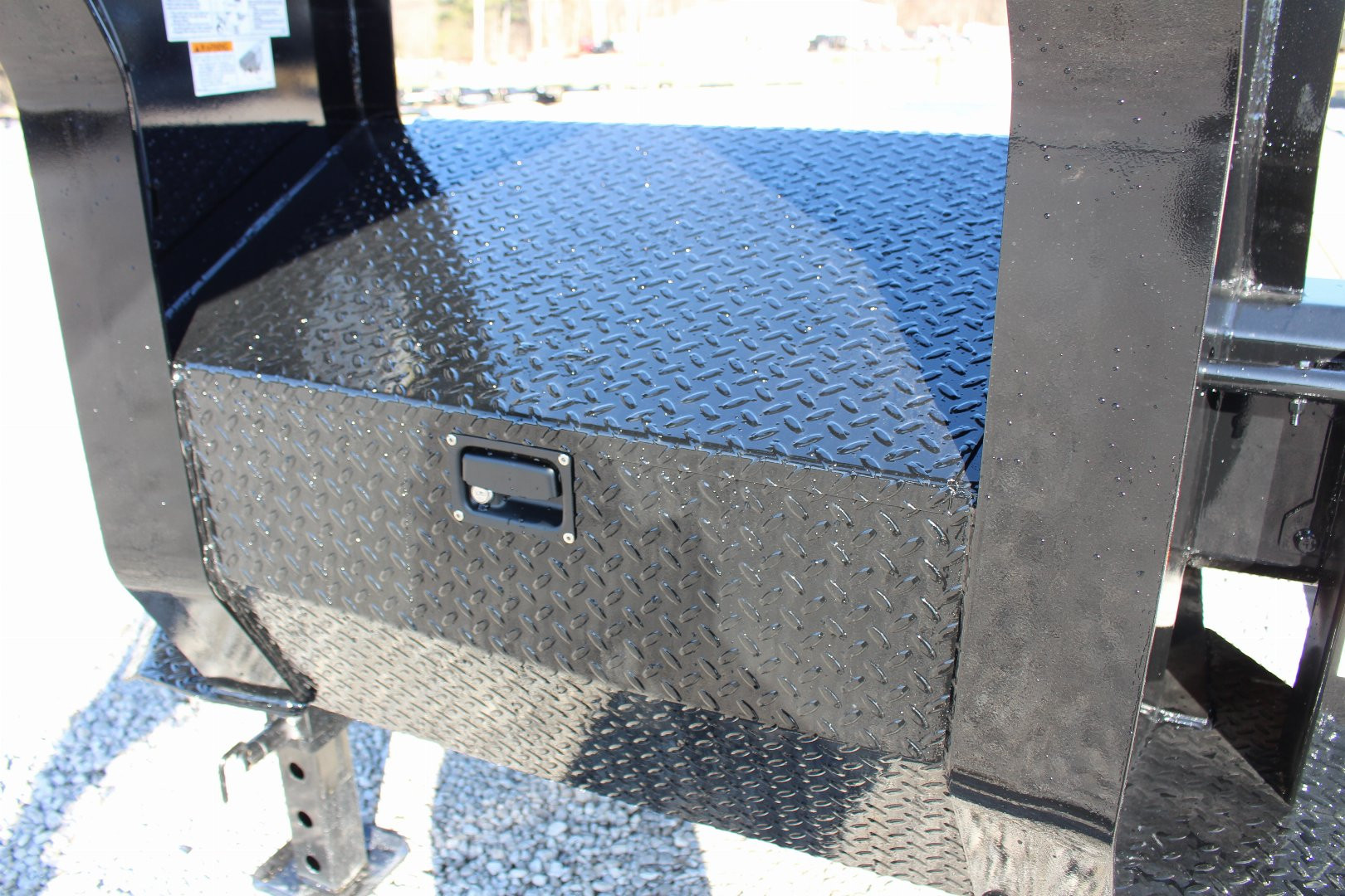 New 2025 Moritz FDGH DT 25' + 5' GOOSENECK Deckover Flatbed Trailer- Full Width Aluminum Ramps- 25900# GVW