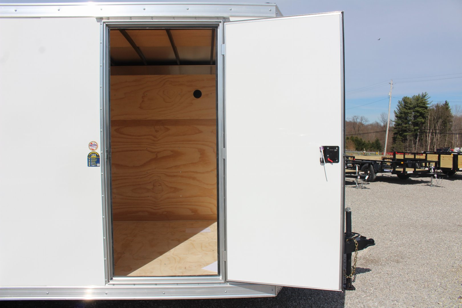 New 2025 United UJ-S 7' x 16' Enclosed Cargo Trailer - 7000# GVW - RAMP DOOR - 6.5' INTERIOR HEIGHT