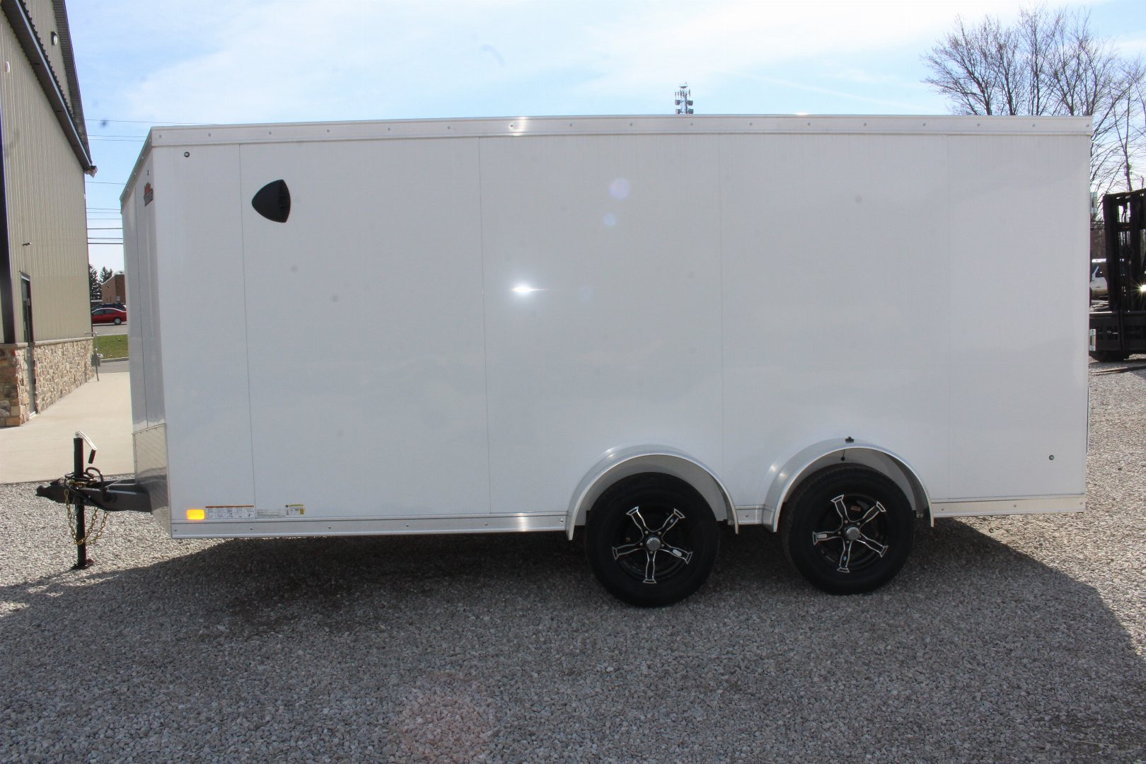 New 2025 United UJ-S 7' x 16' Enclosed Cargo Trailer - 7000# GVW - RAMP DOOR - 6.5' INTERIOR HEIGHT