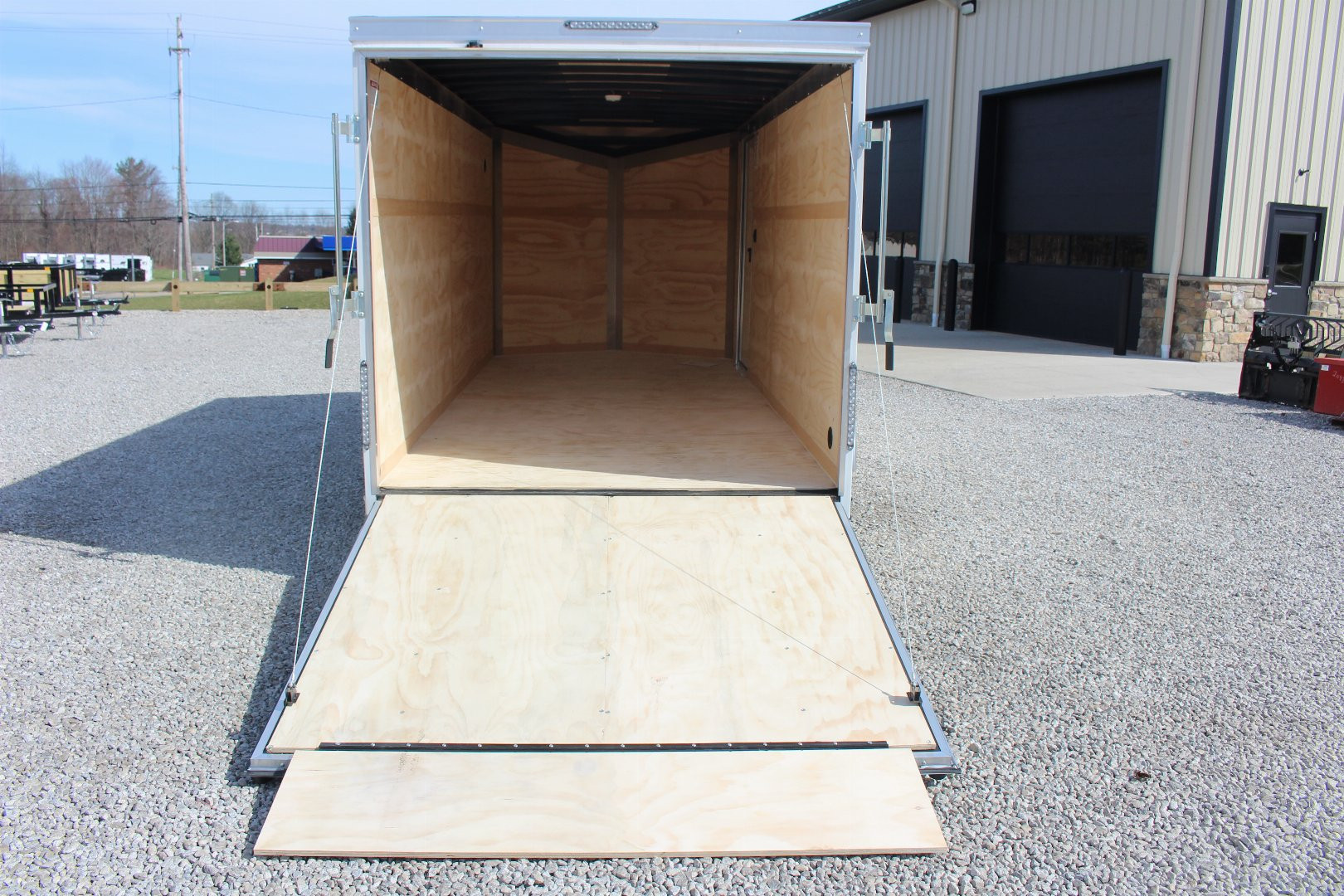 New 2025 United UJ-S 7' x 16' Enclosed Cargo Trailer - 7000# GVW - RAMP DOOR - 6.5' INTERIOR HEIGHT