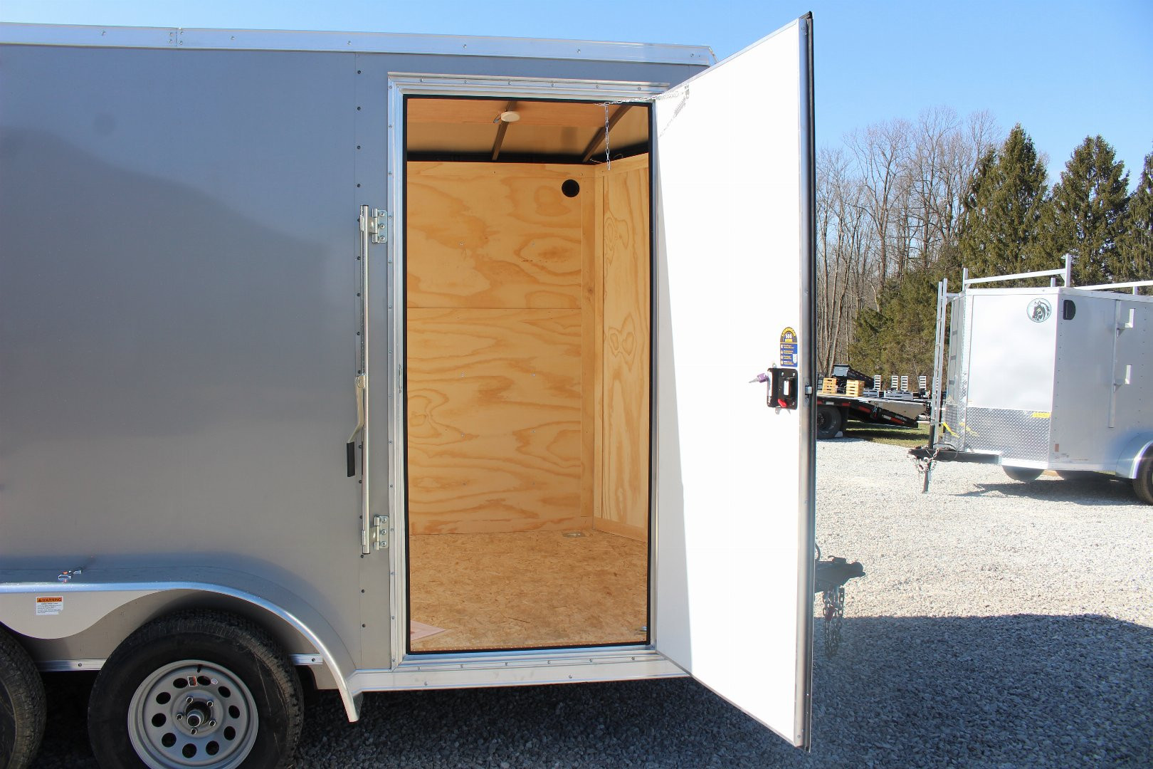 New 2025 Darkhorse Cargo 7' x 12' Enclosed Trailer - Ramp Door - 7' Interior Height - 7000# GVW
