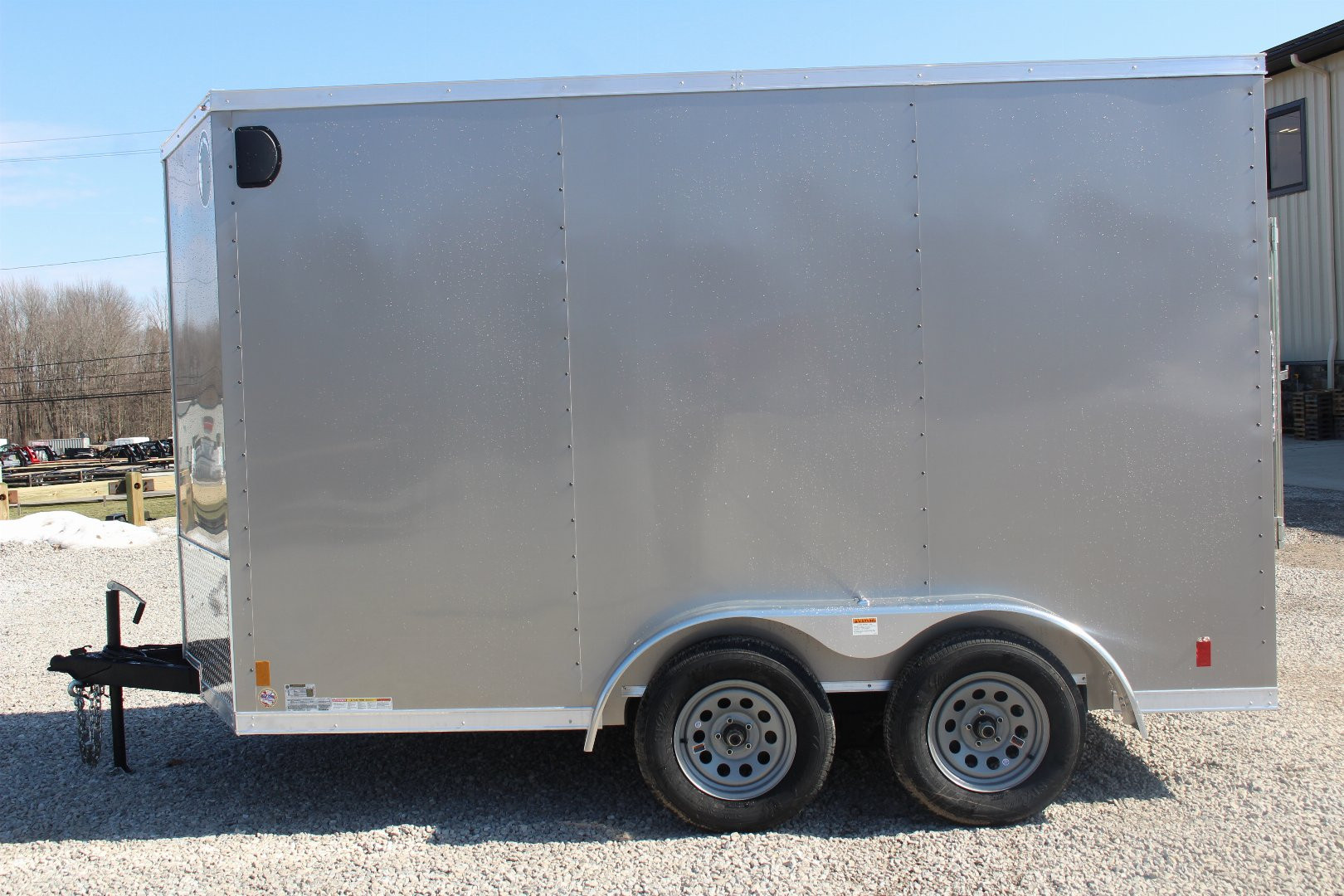 New 2025 Darkhorse Cargo 7' x 12' Enclosed Trailer - Ramp Door - 7' Interior Height - 7000# GVW