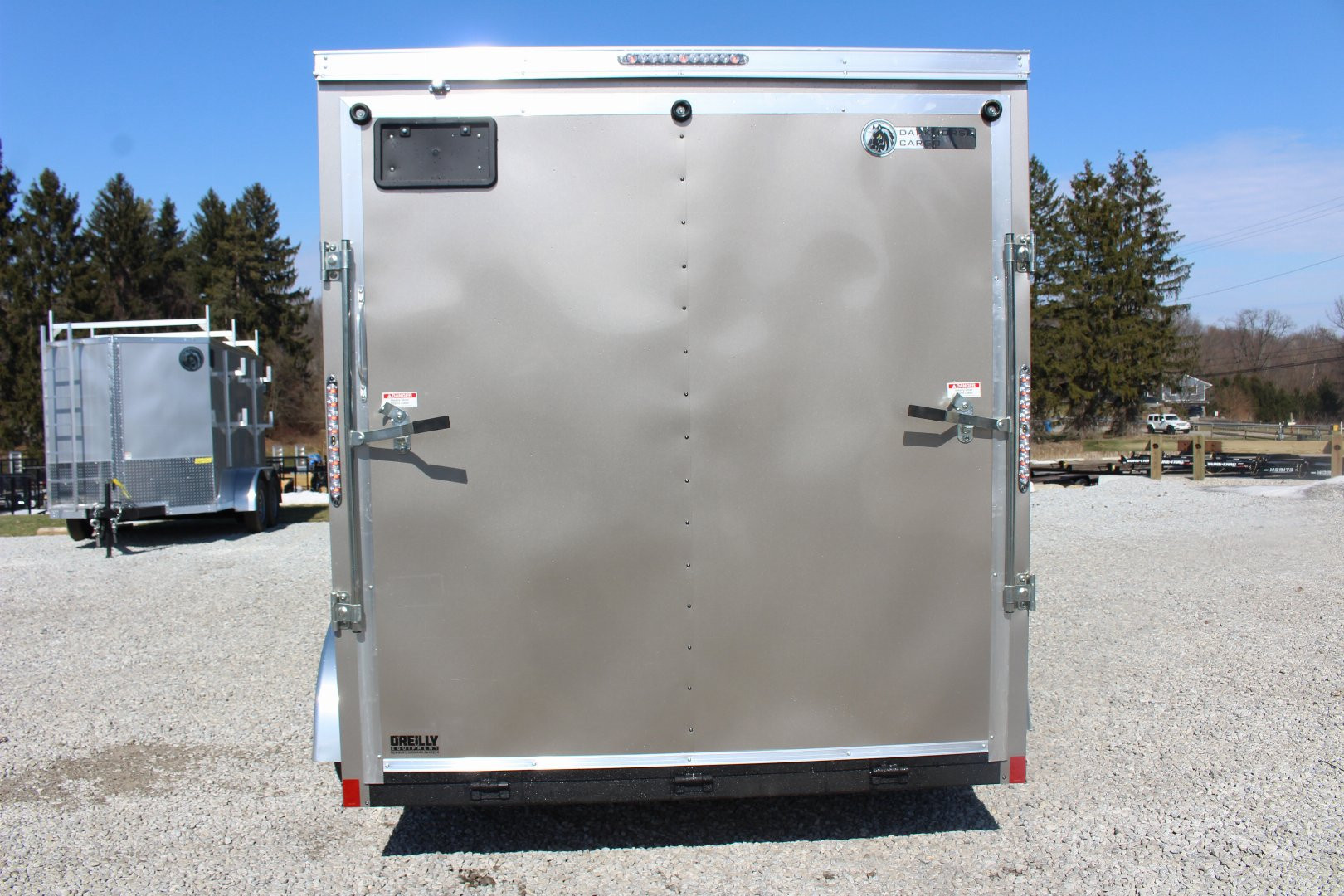New 2025 Darkhorse Cargo 7' x 12' Enclosed Trailer - Ramp Door - 7' Interior Height - 7000# GVW