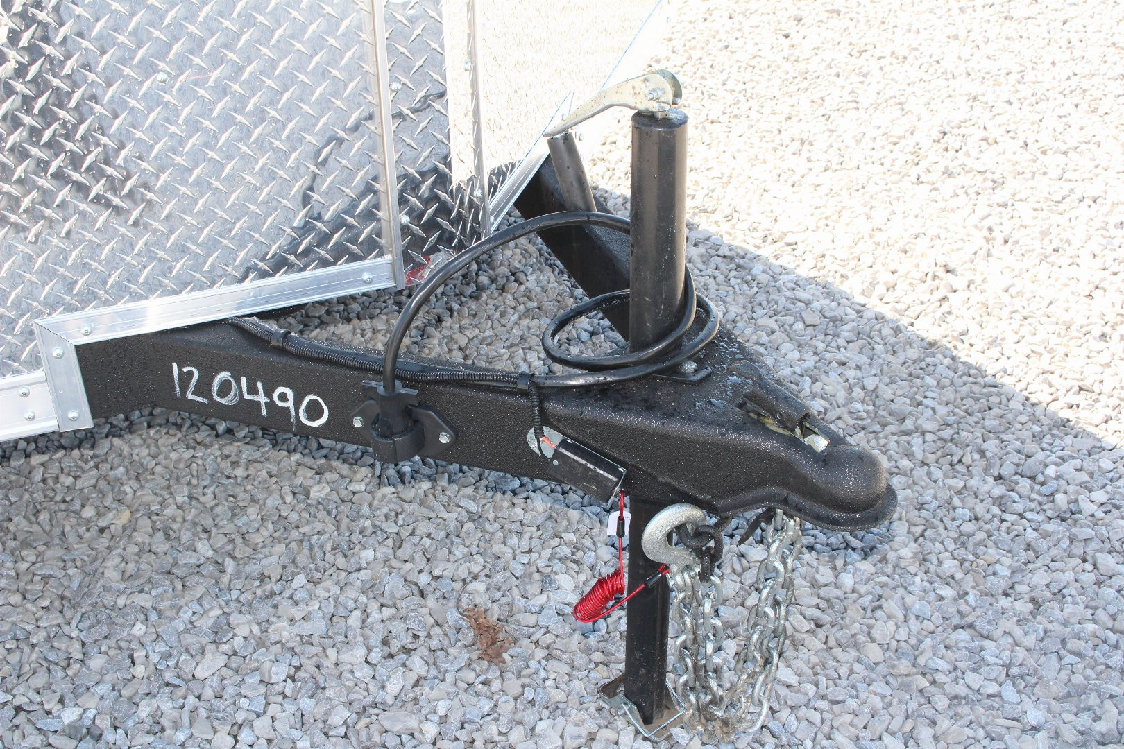 New 2025 Darkhorse Cargo 7' x 12' Enclosed Trailer - Ramp Door - 7' Interior Height - 7000# GVW