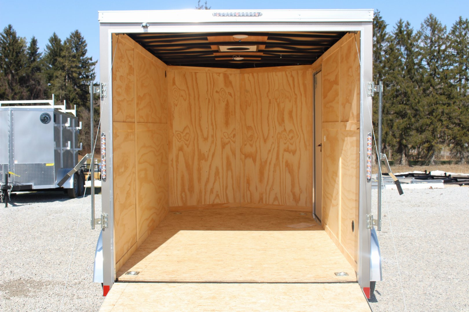 New 2025 Darkhorse Cargo 7' x 12' Enclosed Trailer - Ramp Door - 7' Interior Height - 7000# GVW
