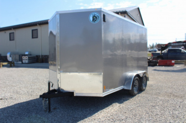 New 2025 Darkhorse Cargo 7' x 12' Enclosed Trailer - Ramp Door - 7' Interior Height - 7000# GVW