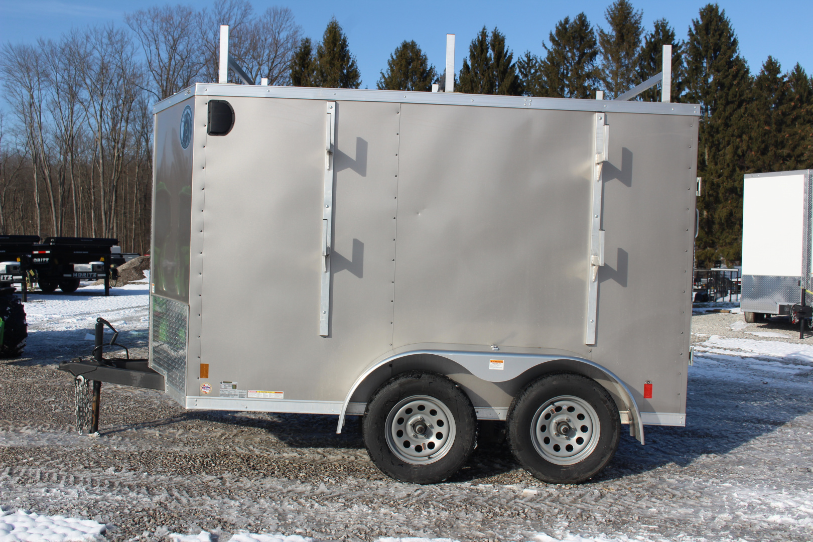 Used 2025 Darkhorse Cargo DHW 6' x 10' Enclosed Trailer - Rear Ramp Door- 6' Interior Height 7000# GVW