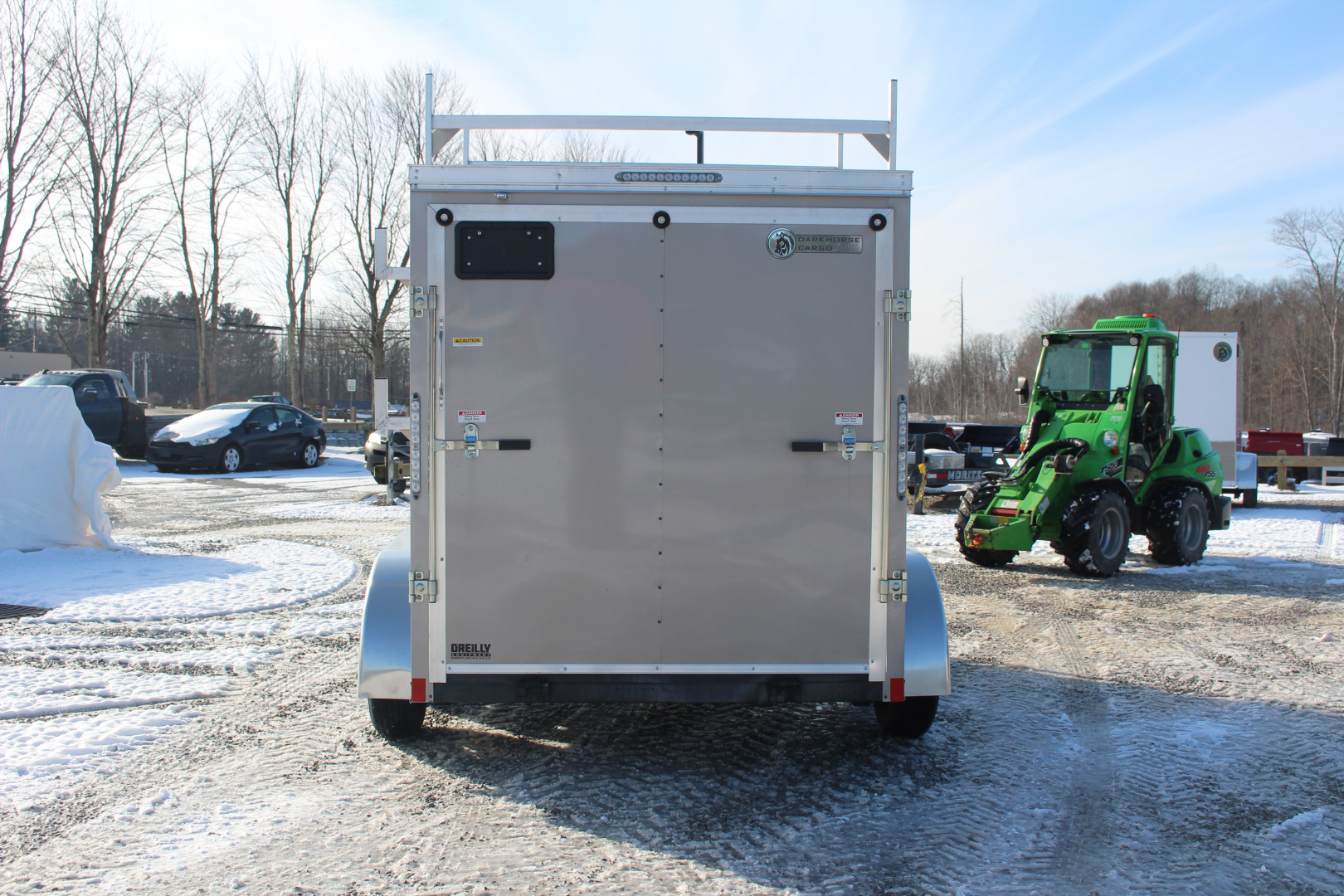 Used 2025 Darkhorse Cargo DHW 6' x 10' Enclosed Trailer - Rear Ramp Door- 6' Interior Height 7000# GVW